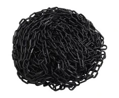 Įspėjamoji grandinė, juodos spalvos, 30m, plastikas