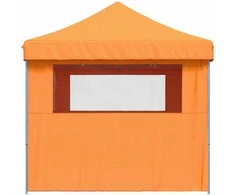 Išskleidžiama proginė palapinė su 4 sienomis, oranžinė
