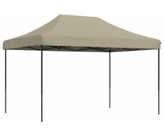 Išskleidžiama proginė palapinė, taupe spalvos, 410x279x315cm
