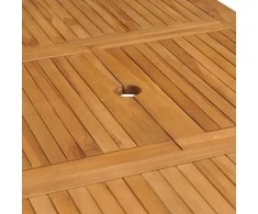 Išskleidžiamas stalas, (110-160)x80x75cm, tikmedžio masyvas