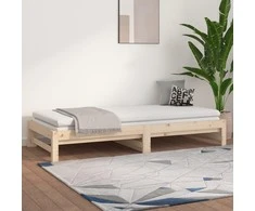 Ištraukiama lova, 2x(90x200)cm, pušies medienos masyvas
