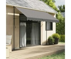 Ištraukiama markizė, antracito, 300x150cm, audinys ir plienas