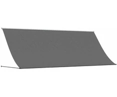 Ištraukiama markizė, antracito, 350x150cm, audinys ir plienas
