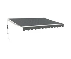Automatinė ištraukiama markizė, antracito spalvos, 3,5x2,5m