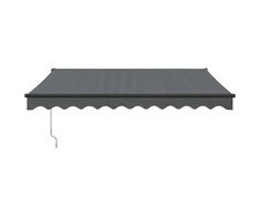 Automatinė ištraukiama markizė, antracito spalvos, 3,5x2,5m