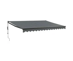 Automatinė ištraukiama markizė, antracito spalvos, 4,5x3m
