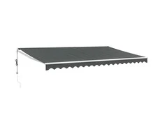 Automatinė ištraukiama markizė, antracito spalvos, 5x3m