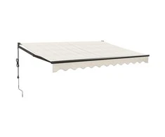 Automatinė ištraukiama markizė, kreminės spalvos, 3,5x2,5m