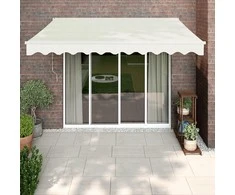 Automatinė ištraukiama markizė, kreminės spalvos, 3,5x2,5m