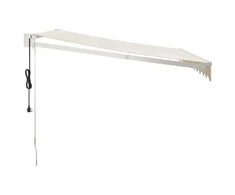 Automatinė ištraukiama markizė, kreminės spalvos, 3,5x2,5m