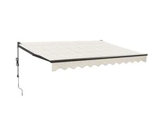 Automatinė ištraukiama markizė, kreminės spalvos, 3x2,5m