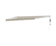 Automatinė ištraukiama markizė, kreminės spalvos, 4,5x3m