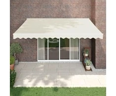Automatinė ištraukiama markizė, kreminės spalvos, 4,5x3m