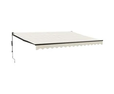 Automatinė ištraukiama markizė, kreminės spalvos, 4,5x3m