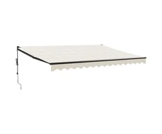 Automatinė ištraukiama markizė, kreminės spalvos, 4x3m
