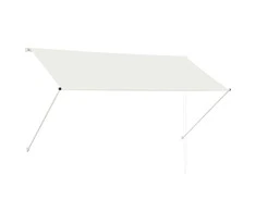 Ištraukiama markizė, kreminės spalvos, 250x150 cm