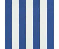 Ištraukiama markizė, mėlynos ir baltos spalvos, 100x150cm