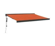 Ištraukiama markizė, oranžinė/ruda, 3,5x2,5m, audinys/aliuminis