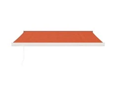 Ištraukiama markizė, oranžinė/ruda, 3,5x2,5m, audinys/aliuminis