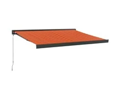 Ištraukiama markizė, oranžinė/ruda, 3x2,5m, audinys/aliuminis
