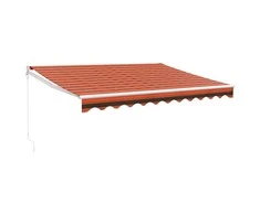 Ištraukiama markizė, oranžinė/ruda, 3x2,5m, audinys/aliuminis