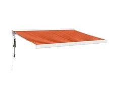 Ištraukiama markizė, oranžinė/ruda, 3x2,5m, audinys/aliuminis