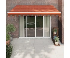 Ištraukiama markizė, oranžinė/ruda, 3x2,5m, audinys/aliuminis