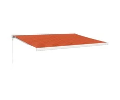 Ištraukiama markizė, oranžinė/ruda, 4x3m, audinys ir aliuminis