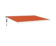 Ištraukiama markizė, oranžinė/ruda, 4x3m, audinys ir aliuminis