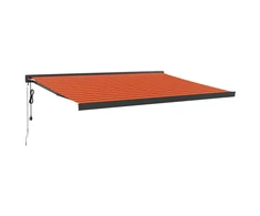 Ištraukiama markizė, oranžinė/ruda, 4x3m, audinys ir aliuminis