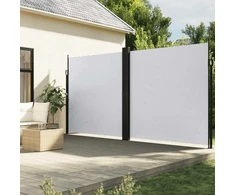 Ištraukiama šoninė markizė, baltos spalvos, 200x600cm