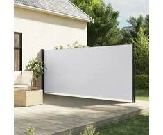 Ištraukiama šoninė markizė, baltos spalvos, 180x500cm