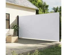 Ištraukiama šoninė markizė, baltos spalvos, 200x500cm