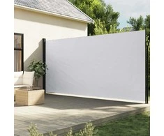 Ištraukiama šoninė markizė, baltos spalvos, 220x500cm