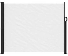 Ištraukiama šoninė markizė, baltos spalvos, 160x500cm