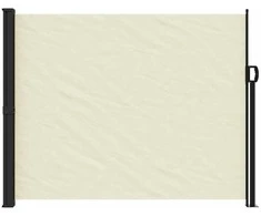 Ištraukiama šoninė markizė, kreminės spalvos, 160x300cm
