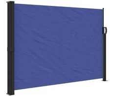 Ištraukiama šoninė markizė, mėlynos spalvos, 140x300cm