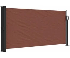 Ištraukiama šoninė markizė, rudos spalvos, 100x300cm