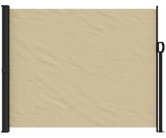Ištraukiama šoninė markizė, smėlio spalvos, 160x500cm