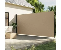 Ištraukiama šoninė markizė, smėlio spalvos, 200x300cm