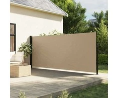 Ištraukiama šoninė markizė, smėlio spalvos, 180x600cm