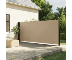 Ištraukiama šoninė markizė, smėlio spalvos, 180x500cm