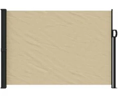Ištraukiama šoninė markizė, smėlio spalvos, 140x500cm