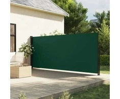 Ištraukiama šoninė markizė, tamsiai žalios spalvos, 160x600cm