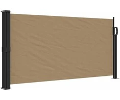 Ištraukiama šoninė markizė, taupe spalvos, 100x500cm