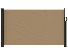 Ištraukiama šoninė markizė, taupe spalvos, 120x500cm
