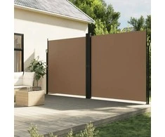 Ištraukiama šoninė markizė, taupe spalvos, 220x1200cm