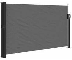 Ištraukiama šoninė pertvara, antracito spalvos, 120x600cm