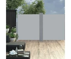 Ištraukiama šoninė pertvara, antracito spalvos, 140x600cm