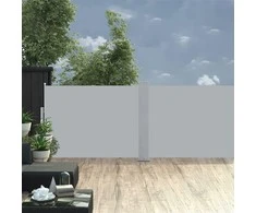Ištraukiama šoninė pertvara, antracito spalvos, 100x1000cm